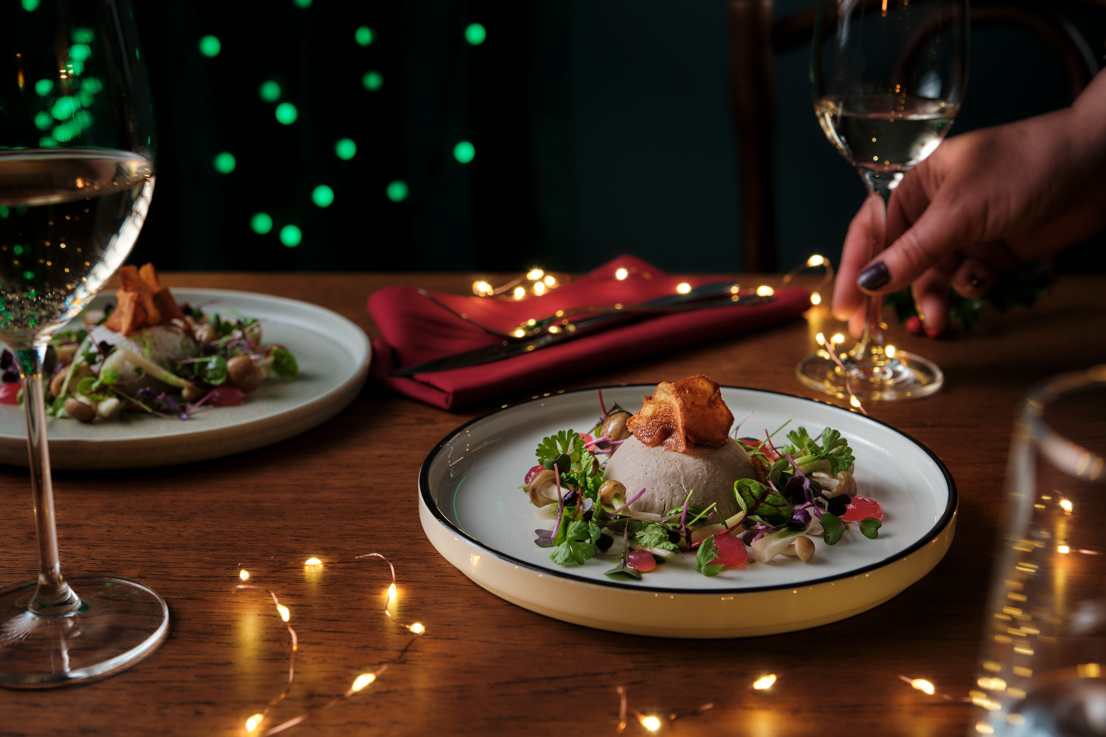 terrine dish from the festive menu