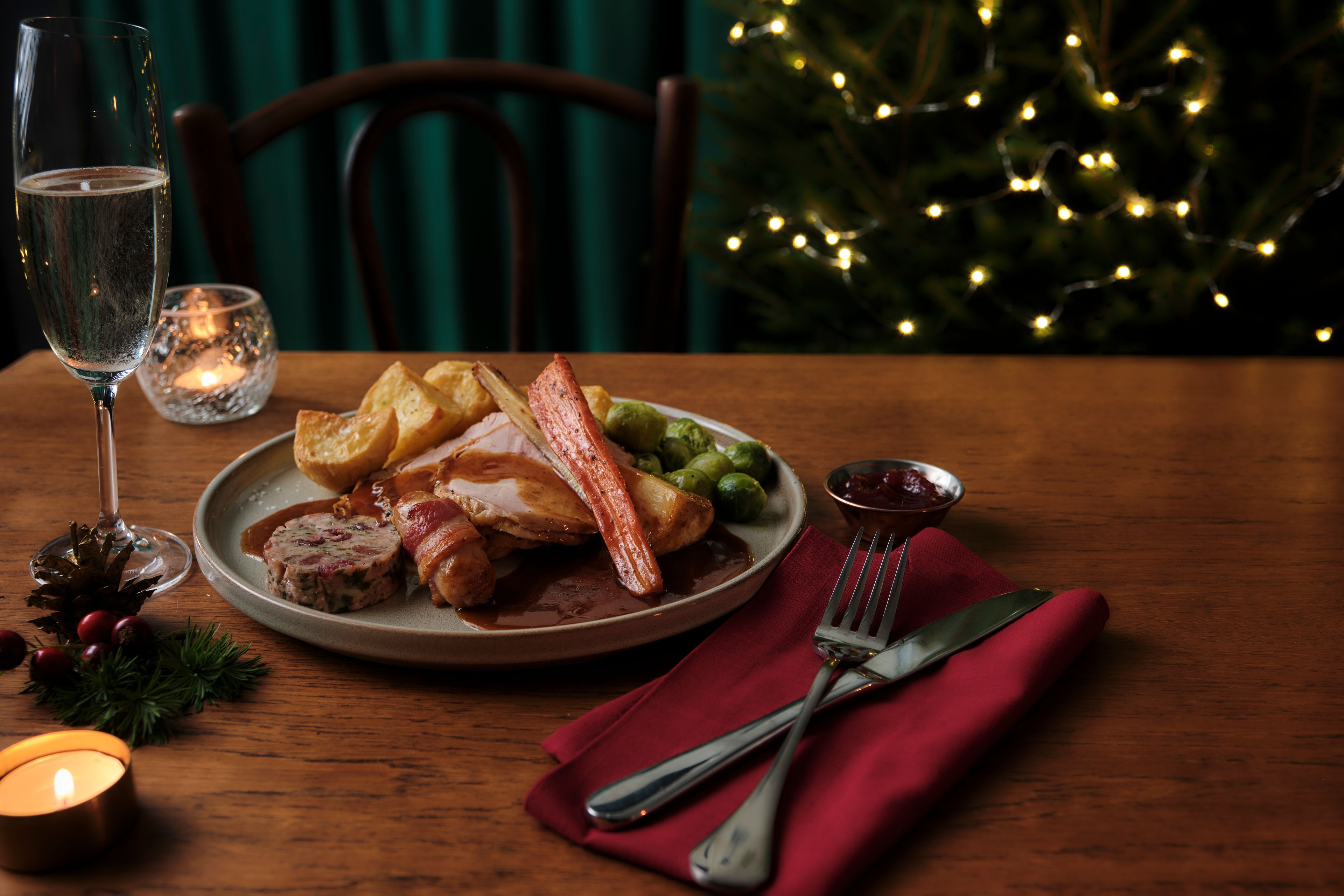 festive turkey dish