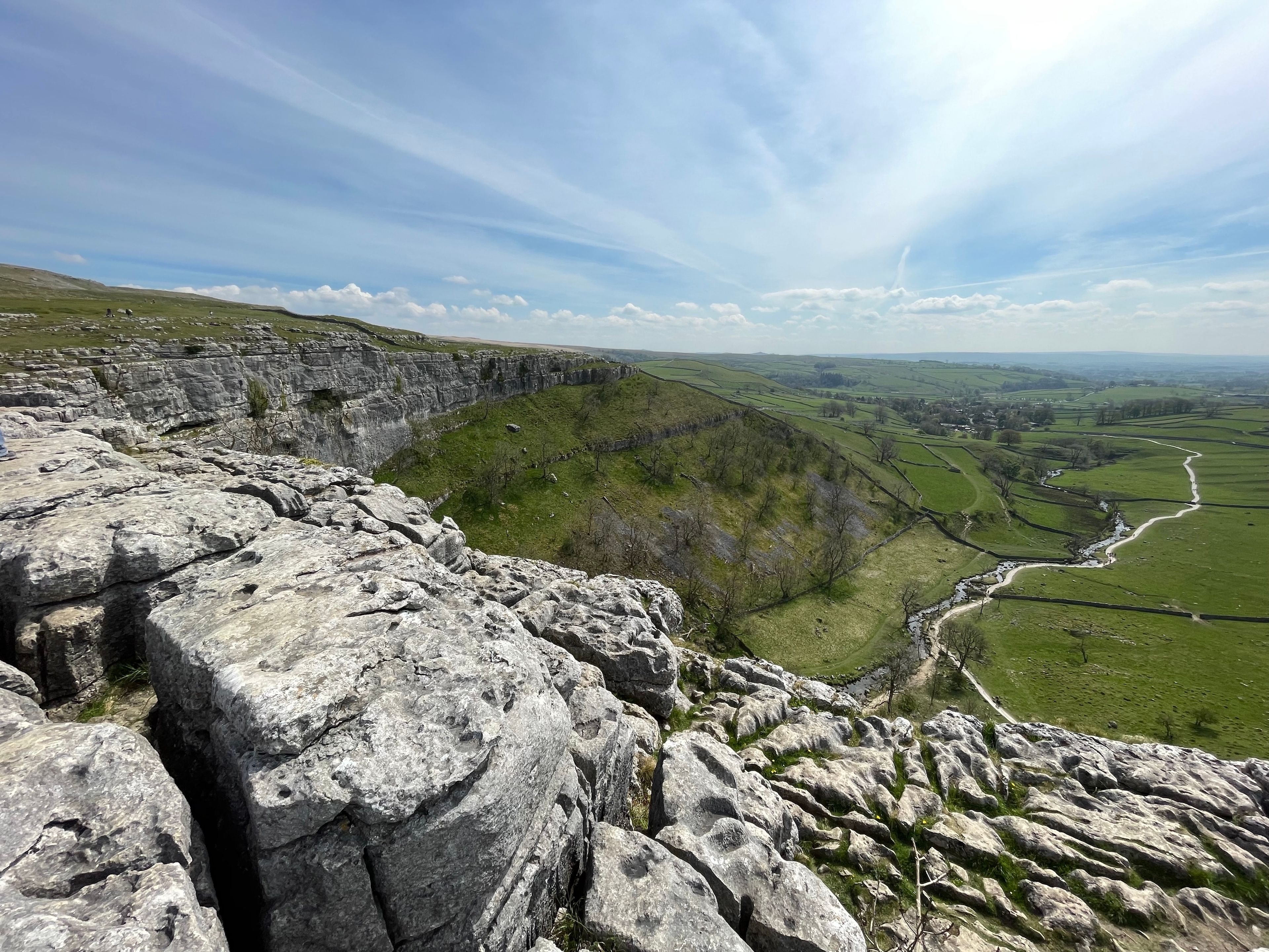 View from Malham cove