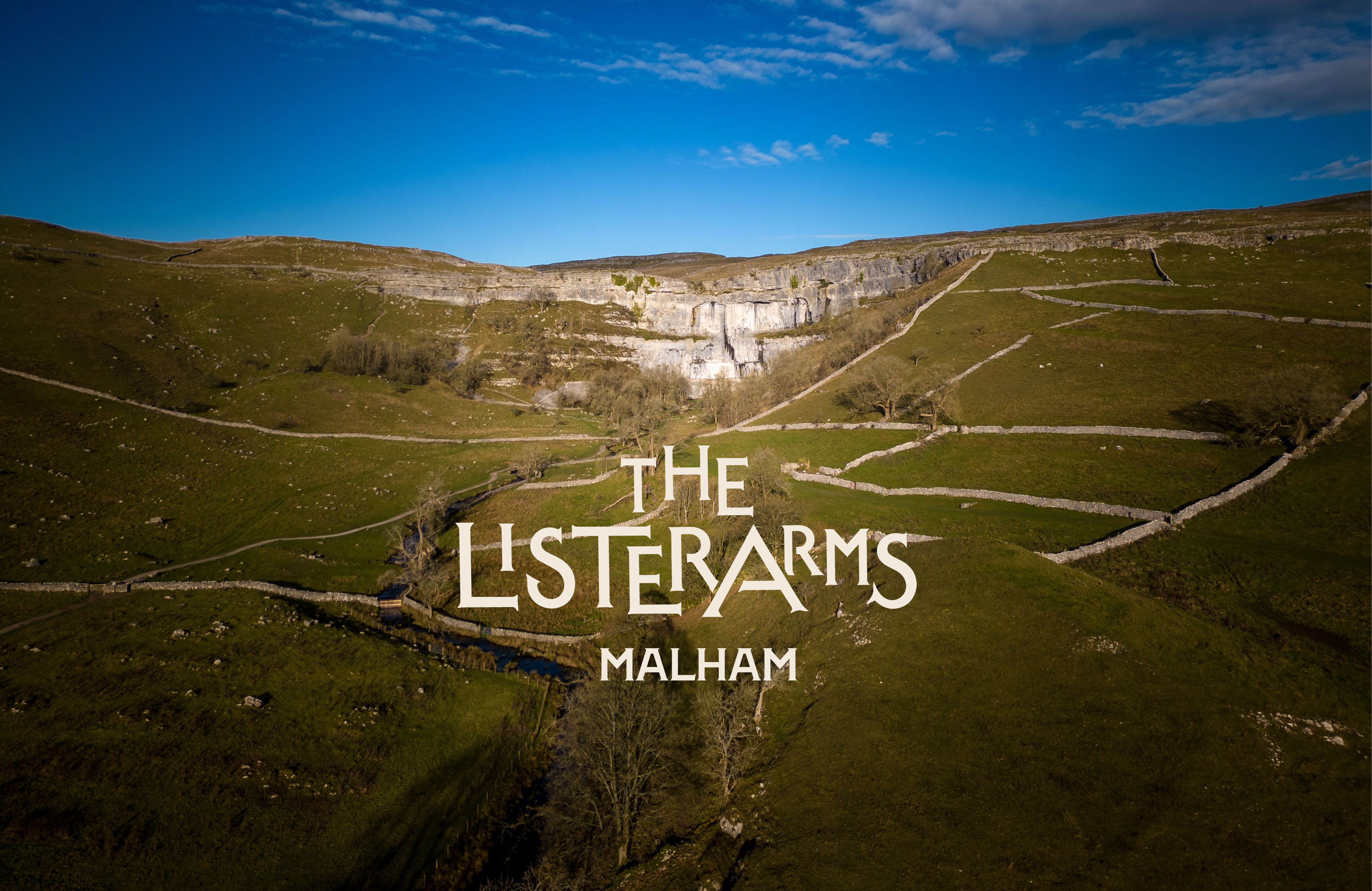 view over malham cove, the lister arms malham